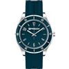 FREDDY - Orologio Donna In Silicone E Ceramica Blu Petrolio E Argento, Donna, Verde, Unica