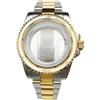ROUHO 40mm Acciaio Inox Cassa Orologio Set Bracciale, Vetro Minerale Sostituzione Parti Modifica Cassa Orologio per Rolex Submariner- A 8215 Movimento
