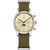 SEAKOSS Orologio da polso da uomo classico automatico meccanico Seagull ST1654 Movimento 24H-Ora Display Air Force Pilot Calendario Orologi da uomo