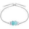 Tamaris Gioielli Per Donne, Bracciale In Acciaio Inossidabile Con Colorati Pietre, Estivo E Elegantee Pezzi Di Gioielleria, Impermeabile In Acciaio Inossidabile