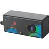 VBESTLIFE Piccolo Portachiavi per Fotocamera Digitale, Schermo da 0,96 Pollici Videocamera retrò 1080P con 5 Filtri Obiettivo Grandangolare da 130°, Foto da 12 MP per la Registrazione di (BLACK)