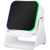 Generic Altoparlante audio a induzione - Altoparlante a induzione 12,1 x 7,3 cm, ampiamente utilizzato | Supporto per altoparlanti per telefono wireless con luce, stazione di supporto audio pieghevole