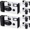 Treela Confezione da 6 fotocamere usa e getta per matrimoni, addio al nubilato, flash monouso da 35 mm, per compleanni, concerti, viaggi, anniversari, feste, bomboniere, regalo per le vacanze (bianco,
