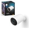 Philips Hue Telecamera di sicurezza domestica intelligente alimentata a batteria, 1080p, per interni o esterni, facile da installare, conversazione bidirezionale, funziona con il centro di sicurezza