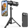 APEXEL Teleobiettivo Portatile con Custodia Integrata per iPhone 17 Air - Obiettivo 36x con Attacco per Treppiede