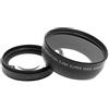 Jectse Obiettivo Grandangolare da 52 Mm 0,45x con Obiettivo Macro, Vetro Ottico Multistrato, Avvitamento Facile da Usare, per Fotocamera DSLR con Filettatura Filtro da 52 Mm