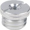 NovelGoal Vite di conversione universale in alluminio da 1/4 3/8 femmina a 5/8 filettatura maschio 5/8-11 per treppiede DSLR 5/8-27 per adattatore microfono supporto microfono (argento, 1/4 tipo B)