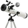 WOWCSXWC Astronomical Telescope for Beginner, 700X76mm Large Aperture HD Zooming Monocular Telescope, Outdoor with Portable Tripod WOWCSXWC