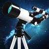 WOWCSXWC Telescopio astronomico per bambini,Telescopio rifrattore astronomico con apertura 70mm 400mm, Telescopio spaziale per studenti di livello base professionale per osservazione delle stelle,Telescopio da