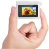 Plyisty Mini fotocamera portachiavi, videocamera digitale retrò 1080P HD, schermo da 1,14 pollici, supporto fino a 128 GB, portatile e compatta per registrazioni durante viaggi studi (SILVER)