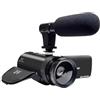 SHEHUALI Videocamera, DV Video Recorder Camcorder Recording With Microphone Digital zoom Video Camera Machine For Recording Vlogs(With 64G)
