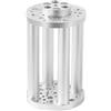 Generico Astronomical telescope accessories, Tubo di prolunga da 200/300/400 mm Treppiede Tc40 Am5 Colonna di prolunga for treppiede in acciaio con montatura equatoriale(XY-250311 silver 200)