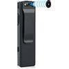 HPHPH Mini fotocamera digitale A3 Torcia HD Micro Cam Corpo magnetico Videocamera con rilevamento del movimento Istantanea Registrazione in loop Videocamera(With 8G TF Card)