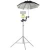 Fotoleey Kit ombrello per Xbotgo, smartphone e fotocamere digitali, diametro aperto 50 cm, protezione da sole e pioggia, morsetto regolabile a 360°, facile da installare