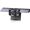 Meeteasy Videocamera panoramica a 180°, esperienza di videoconferenza coinvolgente, vista ravvicinata sia generale che degli altoparlanti, webcam 1080p per sala riunioni e ufficio a casa, plug and play con