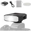 Takerers Flash per fotocamera, mini flash Speedlite con GN14, 22 livelli di potenza del flash, CCT 5600K, controllo ottico M/S1/S2, compatibile con fotocamere Sony/Canon/Fuji/Nikon/Panasonic/Olympus