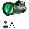 Generic Binocolo portatile a lungo raggio con telescopio monoculare HD 80x100 ZOOM, compatibile for il campeggio clip for telefono treppiede(DDLS-80x100-Set)