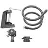 Vklopdsh Supporto per fotocamera Web, supporto di montaggio per webcam migliorato con braccio flessibile a collo di cigno e morsetto, adatto per webcam C920, C922, C930