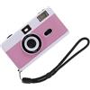 IWOWHERO Fotocamera Analogica Retrò Riutilizzabile, Compatibile Pellicola 35mm, Corpo in Abs Bianco, senza Batteria, per Fotografia Vintage