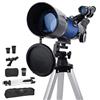RENYUEH Telescopi astronomici professionali per adulti, telescopio rifrattivo da 500 x 60 mm con treppiede, cercatore, zaino da viaggio