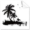 DIYthinker Regalo Beach Coconut Tree Illustrazione Modello Occhiali Panno Panno di Pulizia pulitore dello Schermo del Telefono 5pcs