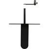 Cufaee Supporto per proiettore ruotabile Cufaee, supporto universale per proiettore, supporto per mini proiettore per ufficio domestico, laptop universale (Nera)