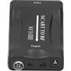 RASTKY Adattatore Scart a RF per le Console di Gioco Adattatore Video Scart a RF per 67.25MHz/61.25MHz Convertitore di Output per TV Box Convertitore a per Dispositivi Video