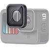 NovelGoal Copertura antipolvere per obiettivo fotocamera sportiva di ricambio UV compatibile con GoPro Hero 11 10 9 Accessori per filtri protettivi UV