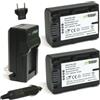 Wasabi Power KIT-BTR-FV50-LCH-FP50-01 Auto/interno Nero carica batterie