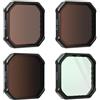 Xuancai 4Piece Lens Filter Kit CPL ND8 ND16 ND32 Per Controllo Della Luce Superfici Impermeabili Resistente ai Graffi Per Fotocamere Sportive Gamma Dinamica Ottimizzazione Filtri