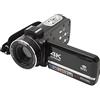 Plyisty Videocamera, Registratore per Fotocamera Digitale 4K 48MP con Schermo IPS da 3,0 Pollici, Zoom Digitale 18X, Porta USB, Luce di Riempimento, Connessione WIFI
