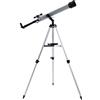 WANWEN Studente Telescopio Astronomico Primario, 525X 60Mm Lente Obiettivo Grande Rifrazione Monoculare, Telescopio Ad Alta Definizione Ad Alta Definizione Cratere Lunare Cielo E Terra A Doppio Uso little