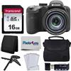 Kodak PIXPRO AZ405 Fotocamera digitale (nero) + scheda di memoria da 16 GB + custodia per fotocamera + accessori - Ultimate Bundle