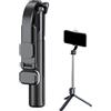 Generic Supporto per treppiede per telefono, treppiede da viaggio portatile,Treppiede per telefono Selfie Stick Supporto girevole Telecomando wireless | Treppiedi per telefoni cellulari per selfie di gruppo