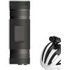 Qurygin Telecamera per bicicletta, 1080p, registrazione video, monitor per manubrio, trasmissione WiFi, videocamera portatile, videocamera per biciclette, moto