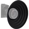 Generic Paraluce in silicone per fotocamera reflex antiriflesso, copertura flessibile da 50 a 70 mm, riduce i riflessi del vetro, protegge da schizzi, neve, polvere e fango, per fotografia all'aperto, viaggi