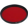 LEEZAD Filtro per obiettivo fotocamera filettato, Vetro ottico impermeabile con filtro di colore rosso completo per obiettivo fotocamera Processo di rivestimento nano multistrato (67 mm)