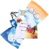 Lurrose Set 3 Panni la Pulizia Occhiali e Lenti Portachiavi, Tessuto Morbido per Schermi Elettronici, Portatile Cordino Decorativo, Adatto a Smartphone e Fotocamere