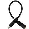 Tomvorks CAVO ADATTATORE MICROFONO MINI USB DA 3,5 MM PER JACK CUFFIE FOTOCAMERA PORTATILE Robusto