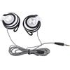 Xixian Cuffie con Gancio per L'orecchio Cablate Premium Sound, Bassi Potenti, Suono Vivido, Spina da 3,5 Mm, Comode da Indossare a Lungo, Design Leggero, Elevata Durata, Bianco, (Bianca)