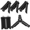 ELAYARD Mini Treppiede Pieghevole Portatile in Abs Vite 1/4 per Smartphone e Reflex | Base Nera, Interfaccia da 1/4 Pollice, Supporto da Tavolo, Adatto a Telefono e Fotocamera Reflex