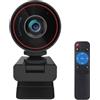 SHENGXINA Tracciamento intelligente AI umanoide USB Telecamera con telecomando 1080p adatto for pc computer portatile video web videocamera con microfono Webcam pc
