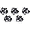 OKJHFD Neck Strap Screw Holder, 5Pcs 1/4in Mounting Screw Connecting Adapter Release Quick Install Neck Compatible for Camera Shoulder Strap Quick Release Plate