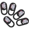 Gatuida 5 Pezzi Copertura Scorrevole per Fotocamera Laptop e Smartphone, Set 5 Pezzi Ultrasottile 0,04 Pollici in Plastica, Protezione Privacy Webcam per Computer, Tablet e Dispositivi