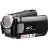LEPREM Videocamera per vlogging 4K Video di telecamere 4K Vlog, AC2 1080P 60FPS IR Visione digitale visione notturna for principianti fotografia Adatto per la registrazione di brevi video