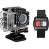 AntDau71® Action Cam 4K Ultra HD Impermeabile 30m WiFi 16MP Visuale 170°, Mini Body Cam Sportiva con Schermo LCD, telecomando, slot MicroSD, Batteria 90min, per Moto e Sub - CW163