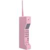 Aramox Telefono in Mattoni retrò, Replica di Cellulare Vintage in Ferro, Arredamento Nostalgico per Ufficio Domestico e Feste a Tema (PINK)