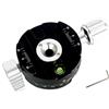 Bottone 360 Rotazione Panoramica Morsetto a Sgancio Rapido Montaggio Fotocamera Morsetto Sedili per Dslr Camera Treppiede Spara Piastra Accessori Testa Treppiede Rotante