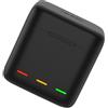 FHGSPQWM Custodia di ricarica per batteria con 3 slot per 13 batterie nere per fotocamera e connessione USB Quick Box per batterie della fotocamera