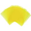 QUARKZMAN 14pcs Fogli Di Plastica Colorati, Pellicola Trasparente Ambra Gel Di Correzione Colore Filtro Luce Impermeabile 2 X 2 Fogli Per DIY Artigianato, Illuminazione LED, Foto (Giallo)